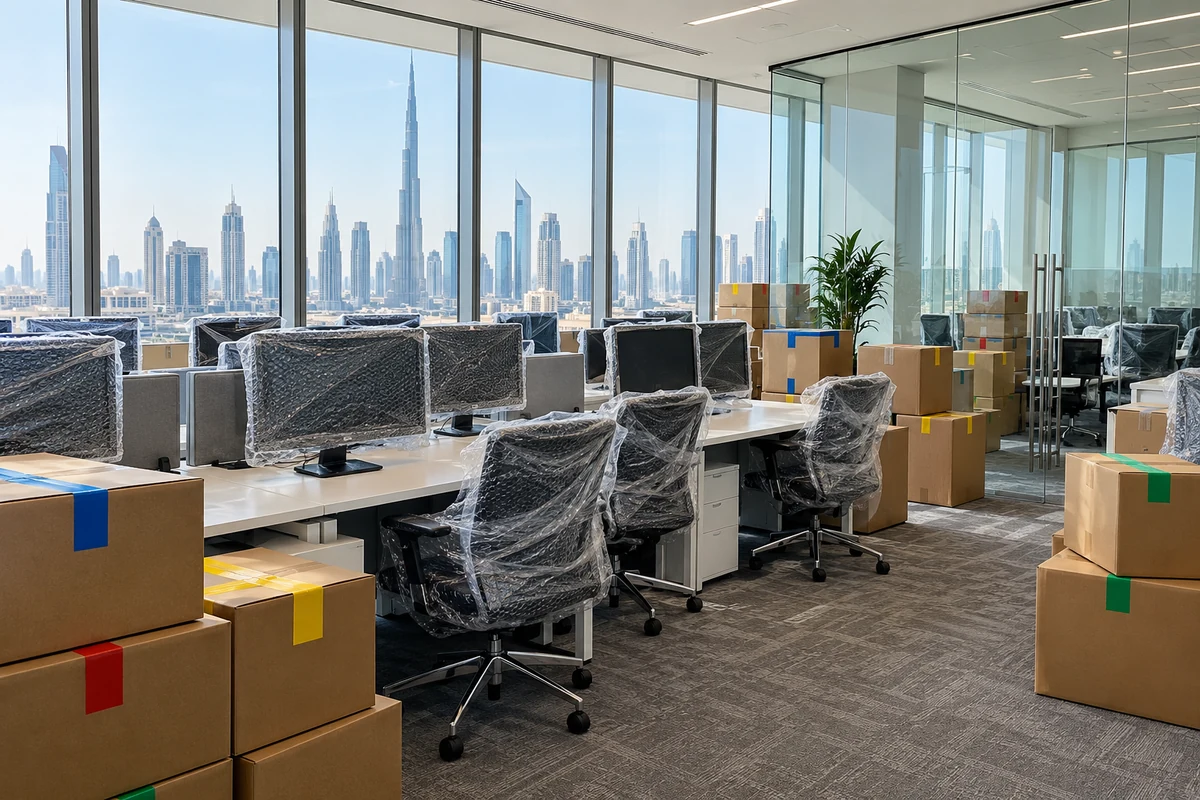 Plan the move around your workplace. &mdash; representative scene